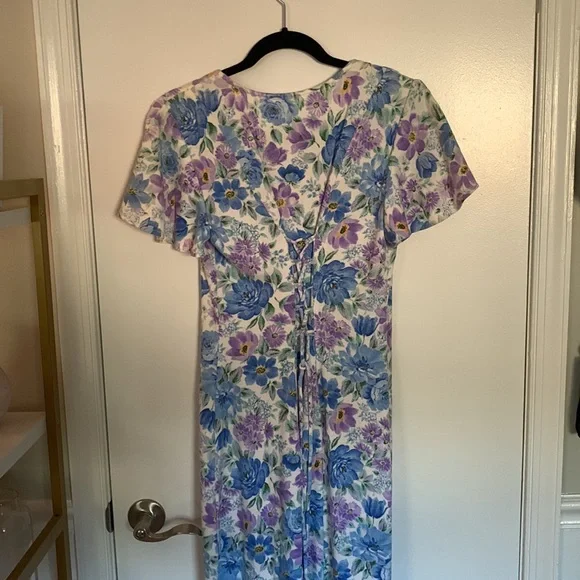💗Colorful floral vintage dress - Picture 5 of 7